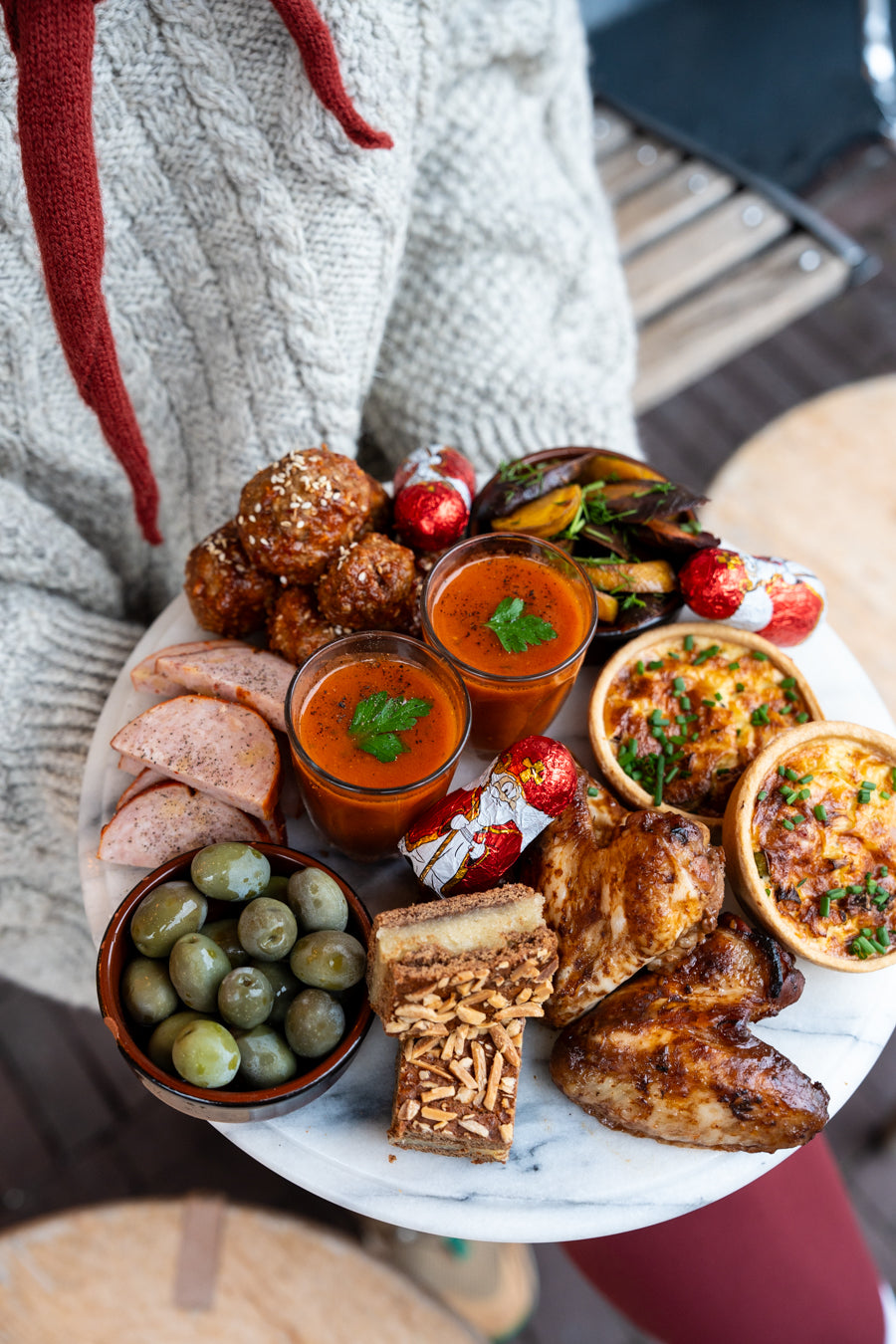 Sinterklaas Borrelplank