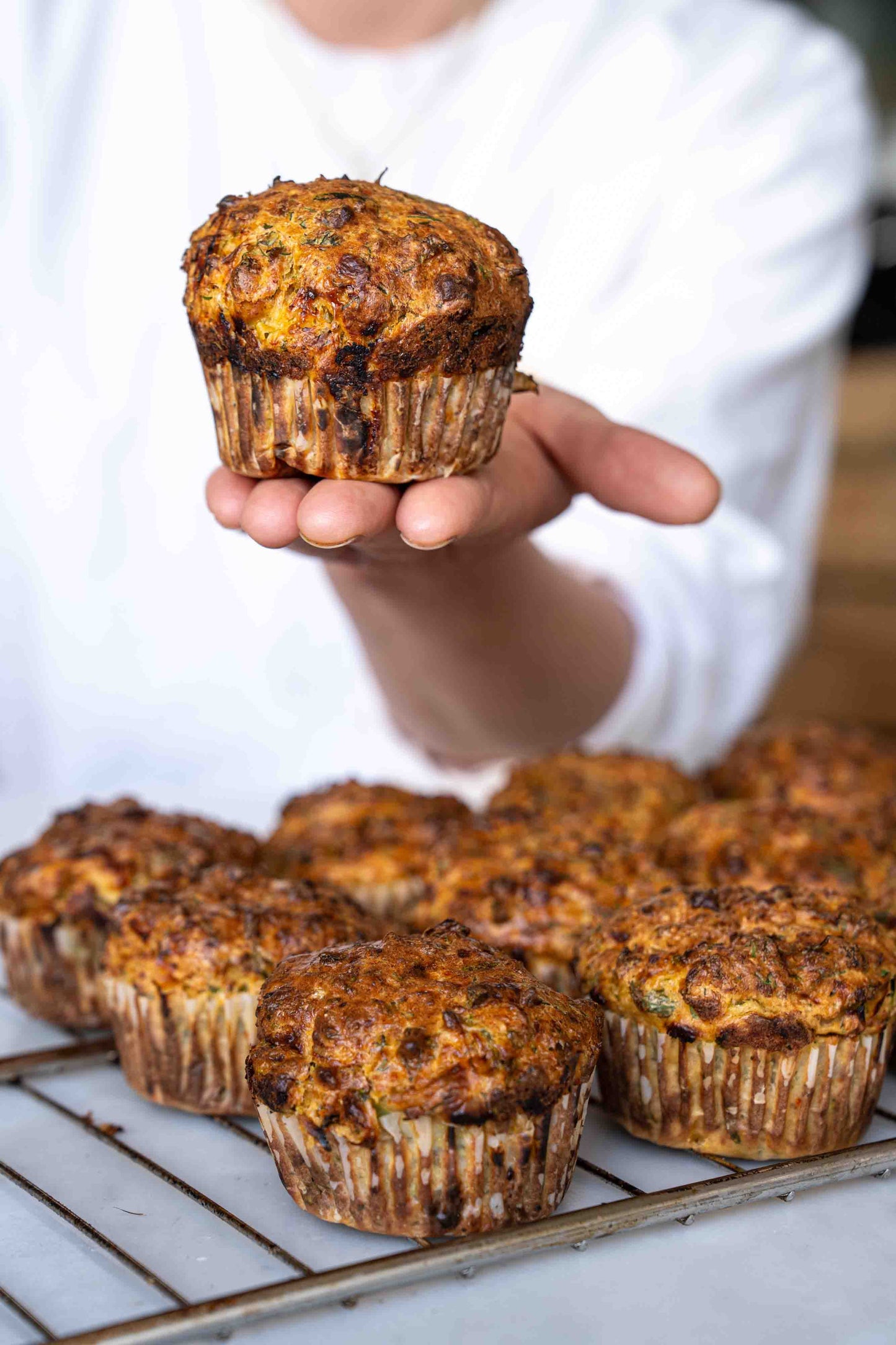 Hartige ontbijt muffin
