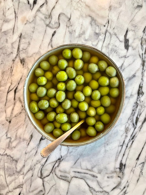 Groene Siciliaanse olijven