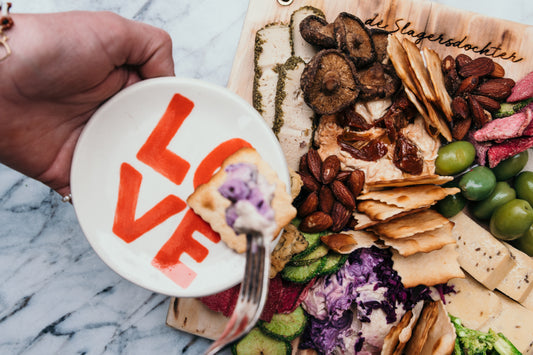 Vegan borrelplank